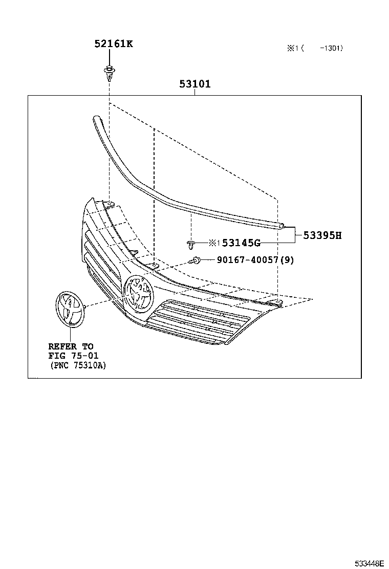  CAMRY HYBRID |  RADIATOR GRILLE