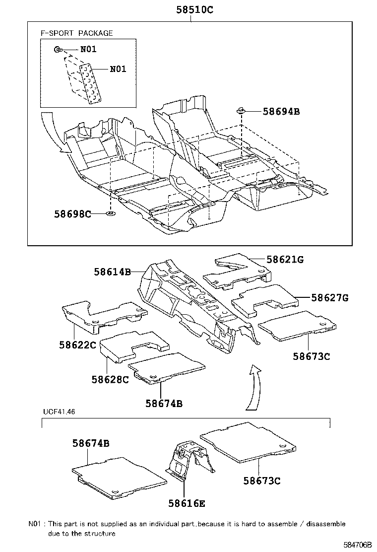  LS460 460L |  MAT CARPET