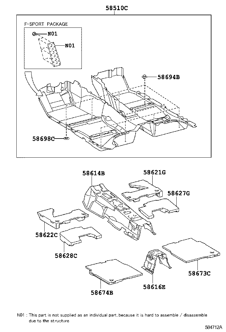  LS600HL |  MAT CARPET