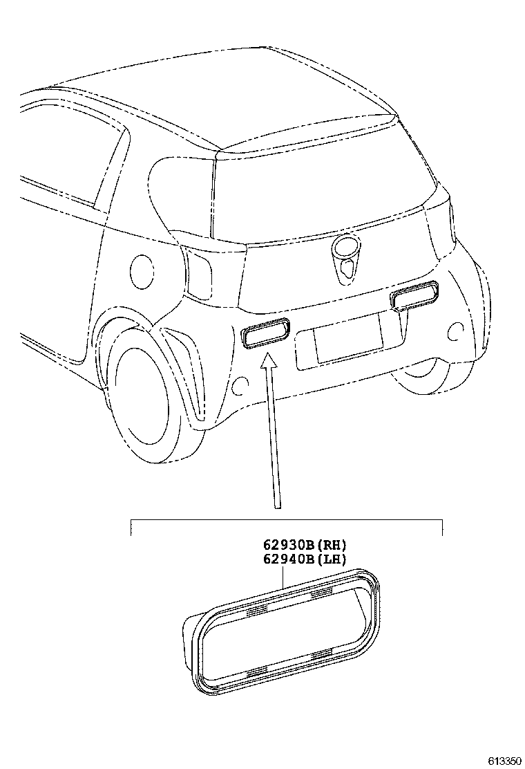  SCION IQ |  ROOF SIDE VENTILATOR