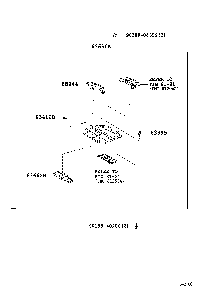  LS600HL |  ROOF HEADLINING SILENCER PAD