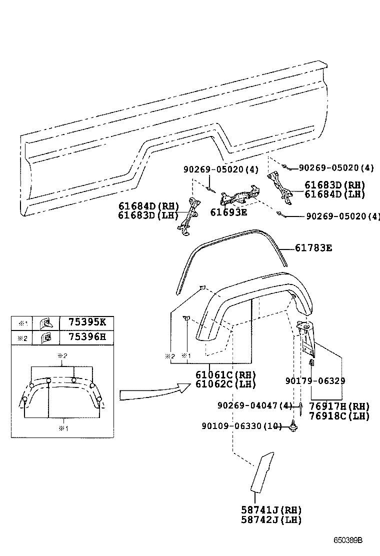  LAND CRUISER 70 |  REAR BODY SIDE PANEL