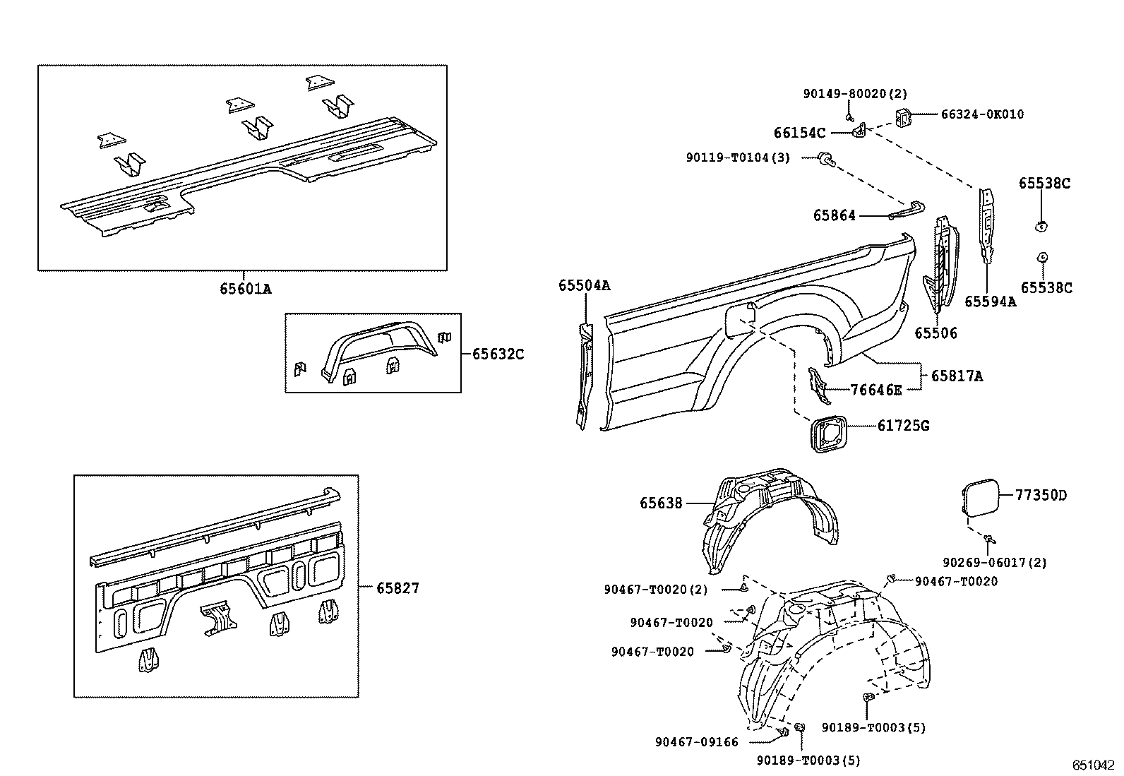  HILUX |  REAR BODY SIDE PANEL