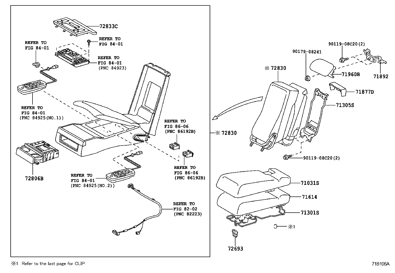  LS460 460L |  REAR SEAT SEAT TRACK