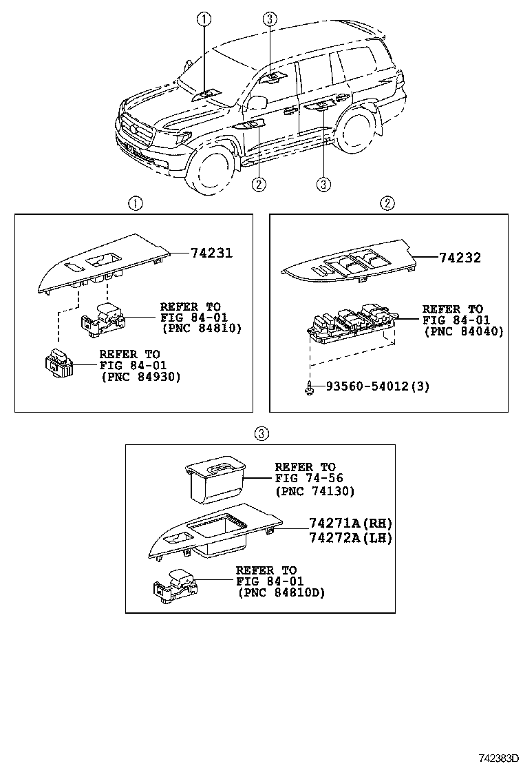  LAND CRUISER 200 |  ARMREST VISOR