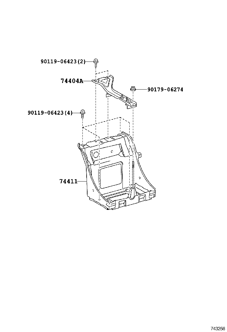  GS250 350 450H |  BATTERY CARRIER