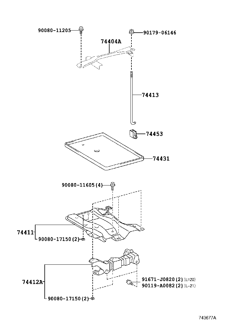  COROLLA |  BATTERY CARRIER