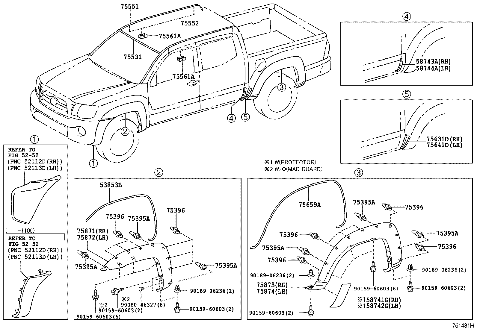  TACOMA |  MOULDING