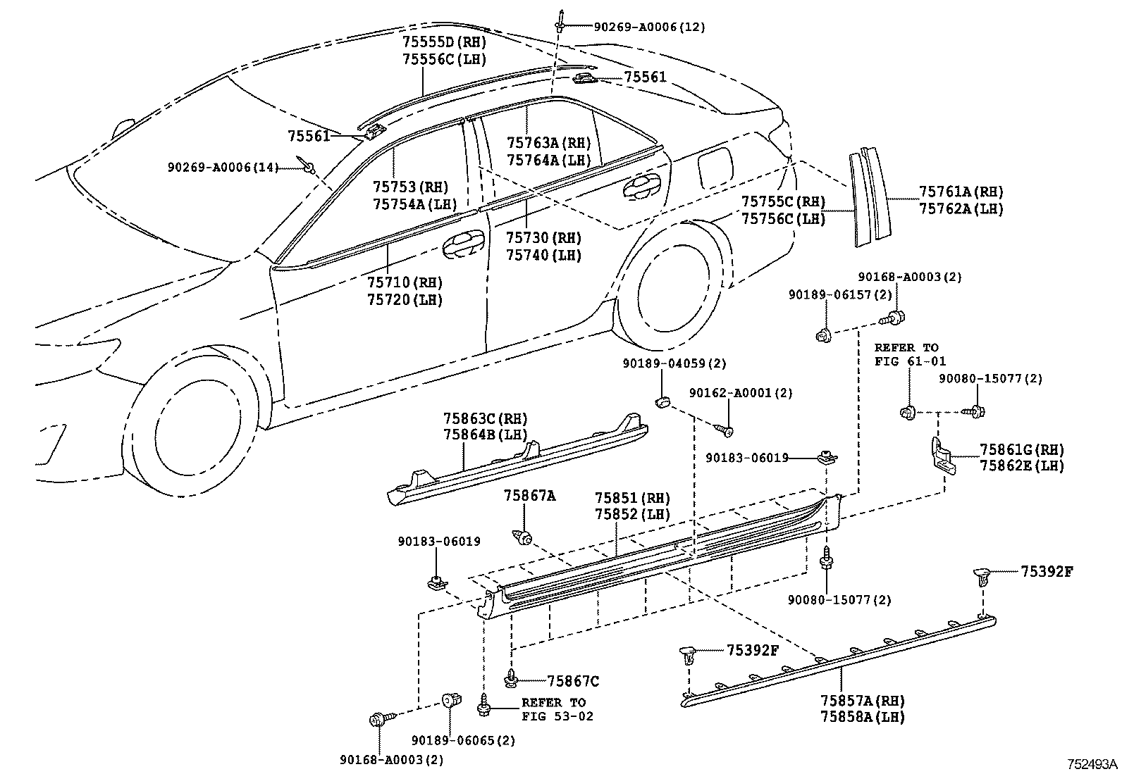  CAMRY |  SIDE MOULDING