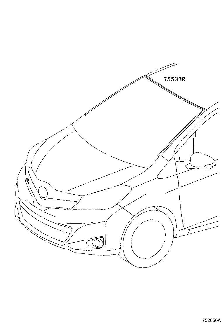  YARIS FRP |  FRONT MOULDING