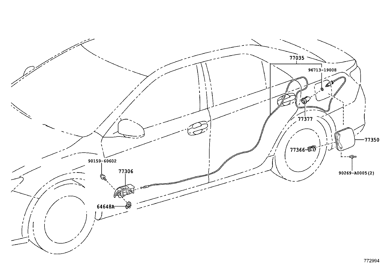  CAMRY |  FUEL TANK TUBE