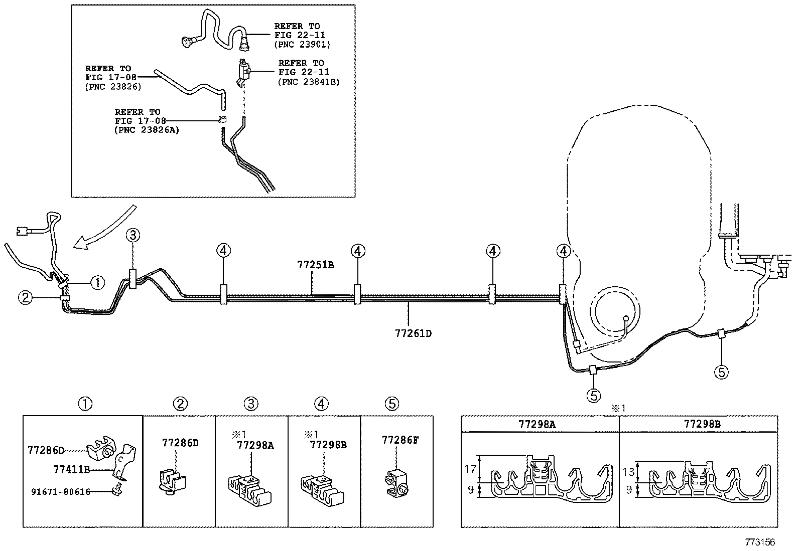  PRIUS PLUG IN HBD |  FUEL TANK TUBE