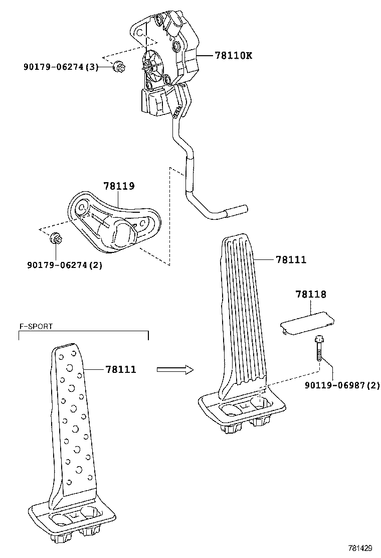  LS600HL |  ACCELERATOR LINK