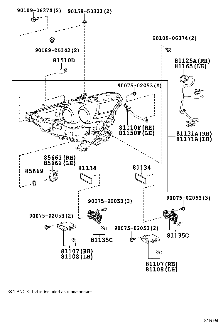  IS250 350 |  HEADLAMP