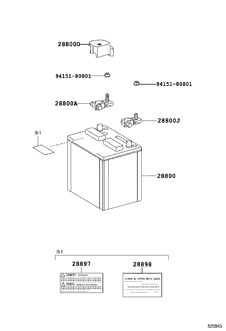  LX570 |  BATTERY BATTERY CABLE