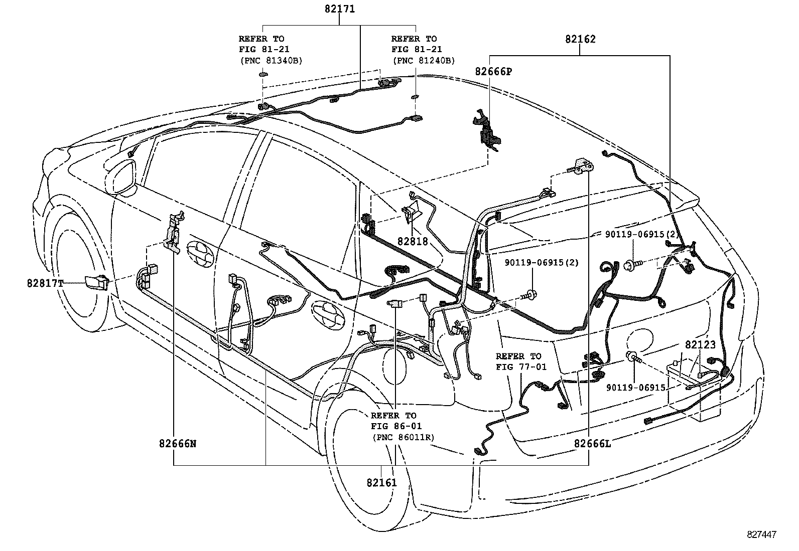  PRIUS V |  WIRING CLAMP