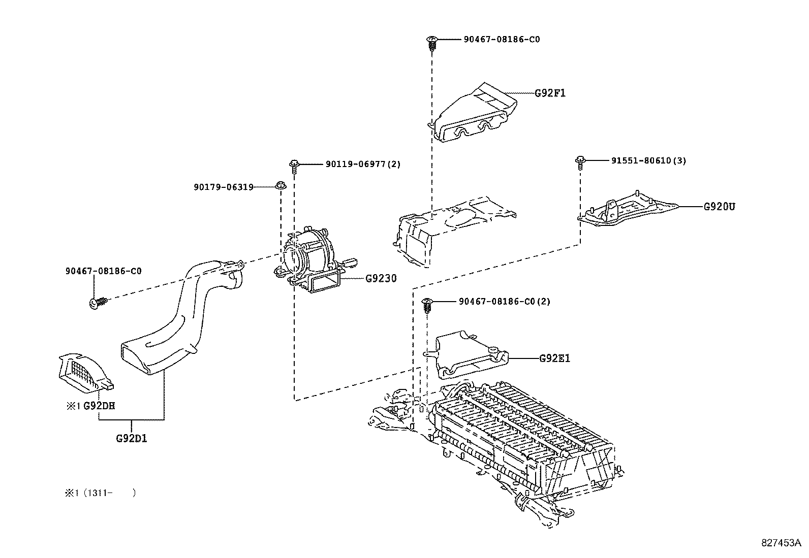  PRIUS V |  BATTERY BATTERY CABLE