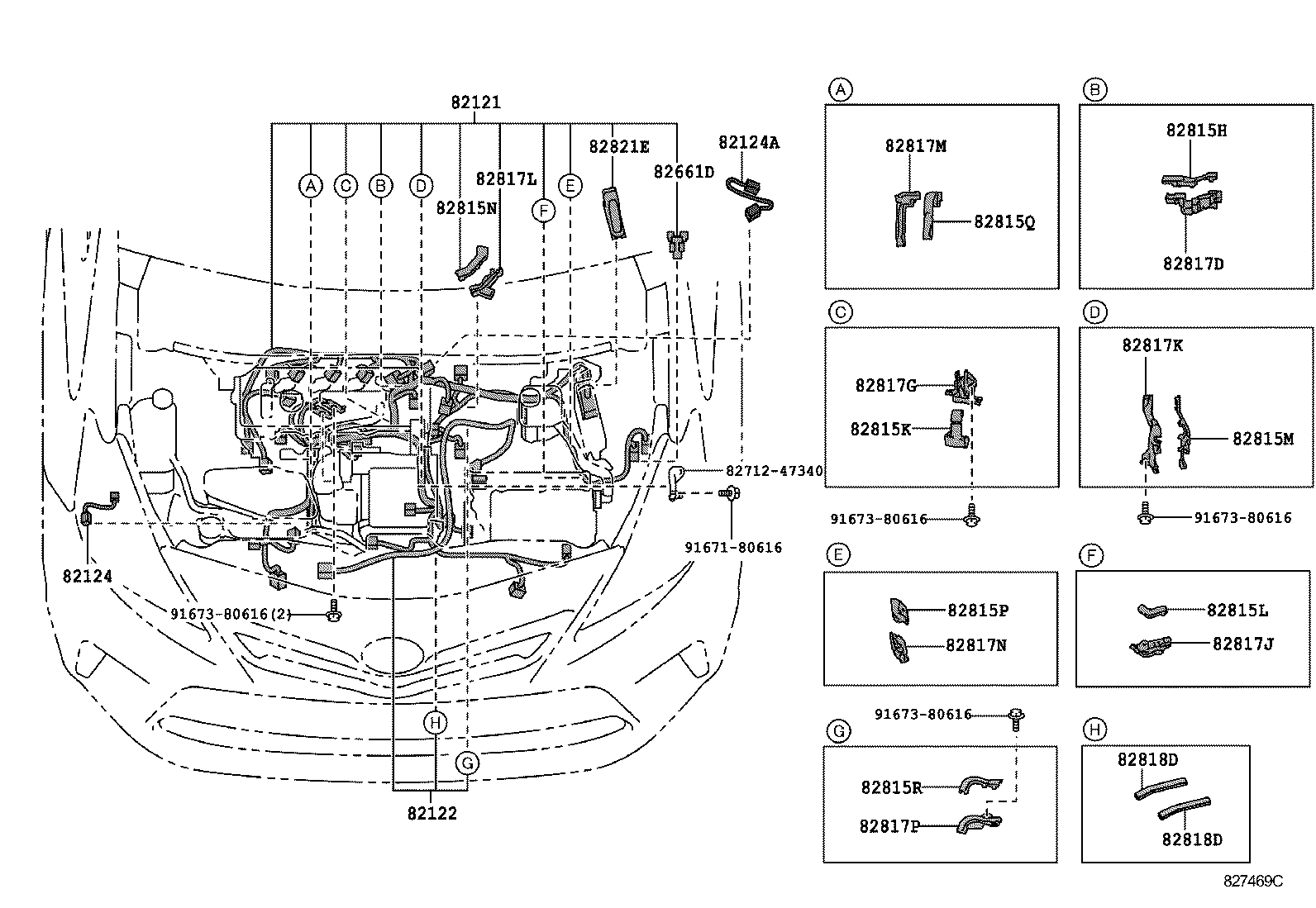  PRIUS V |  WIRING CLAMP