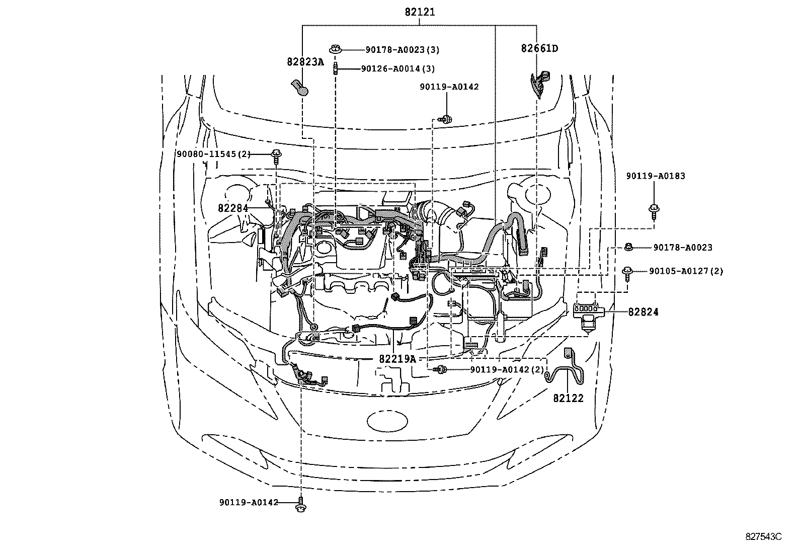  CAMRY HYBRID |  WIRING CLAMP