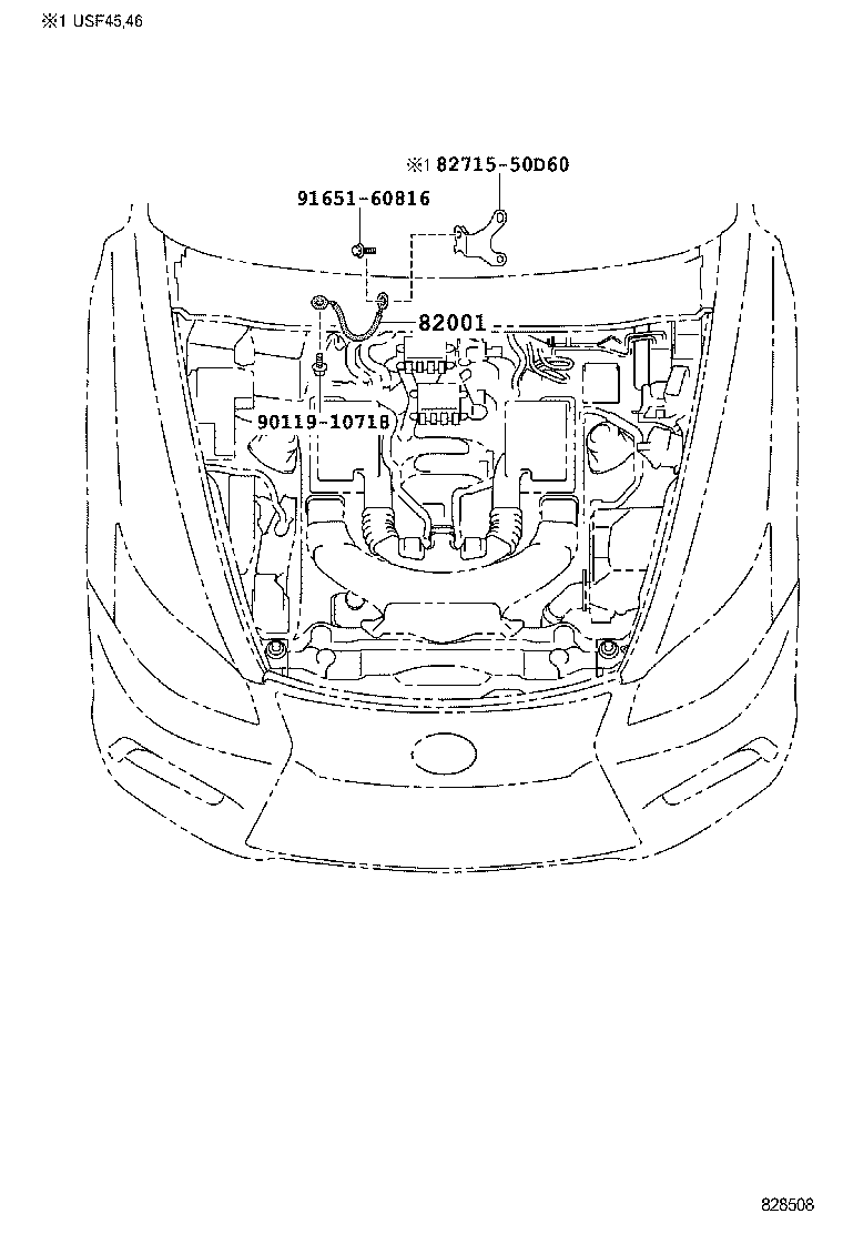  LS460 460L |  WIRING CLAMP