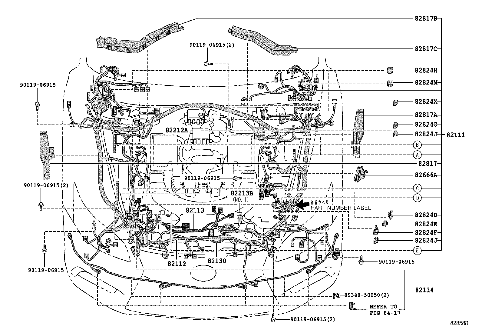  LS600HL |  WIRING CLAMP