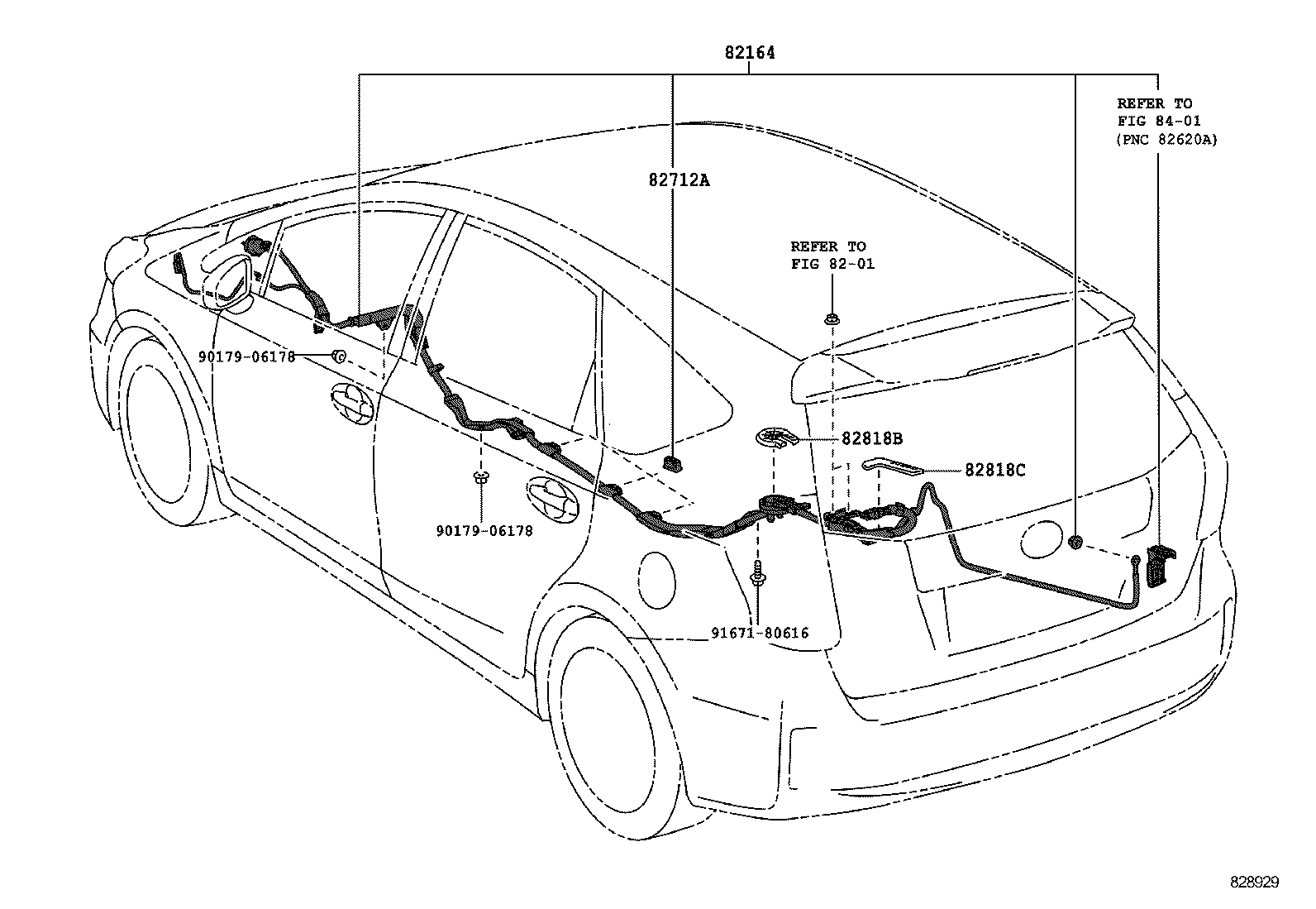  PRIUS V |  WIRING CLAMP