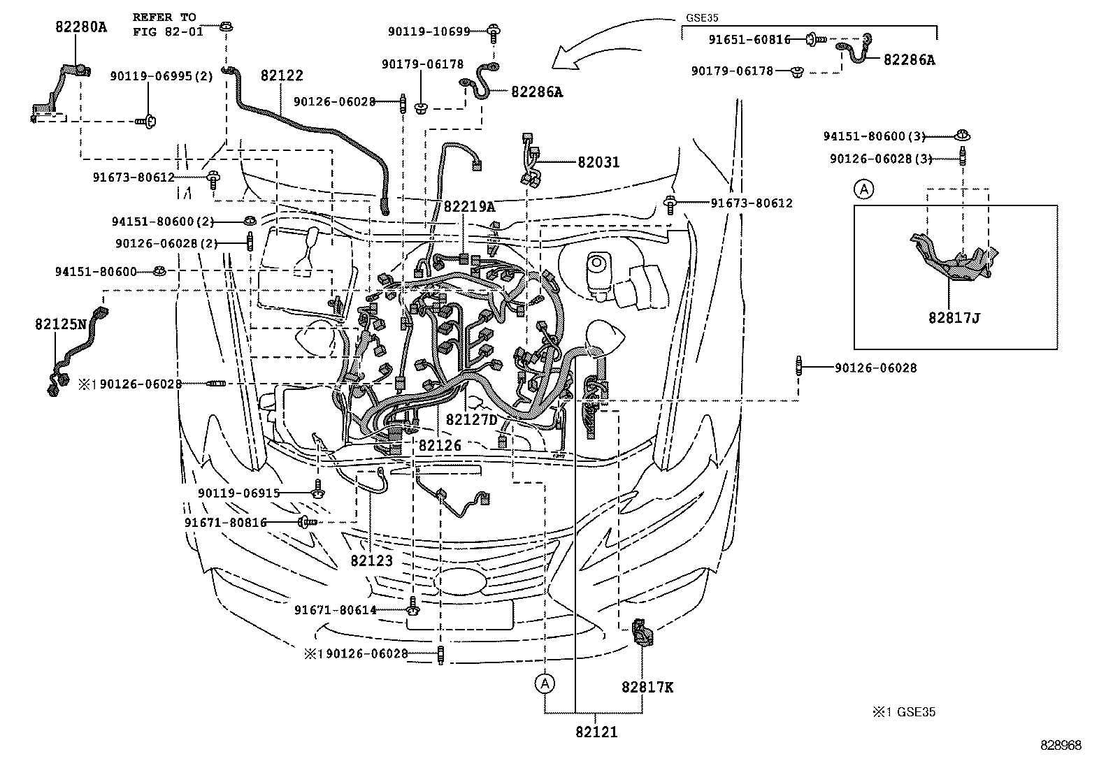  IS250 350 |  WIRING CLAMP