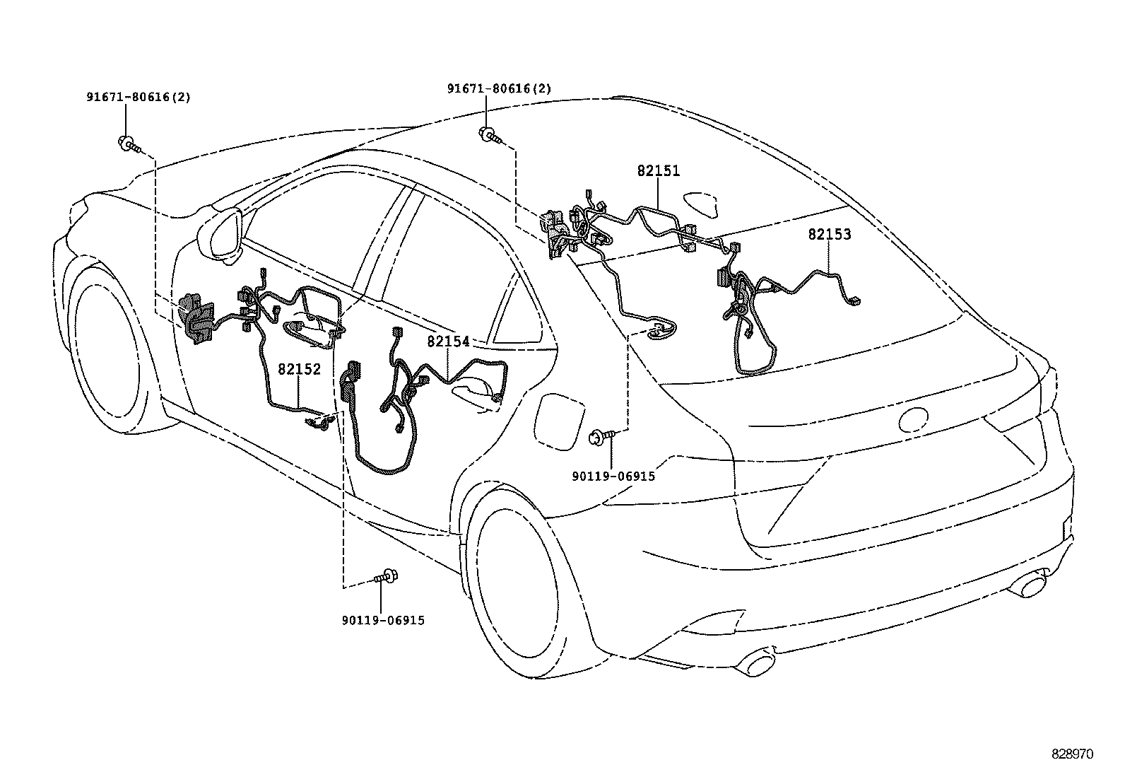  IS250 350 |  WIRING CLAMP