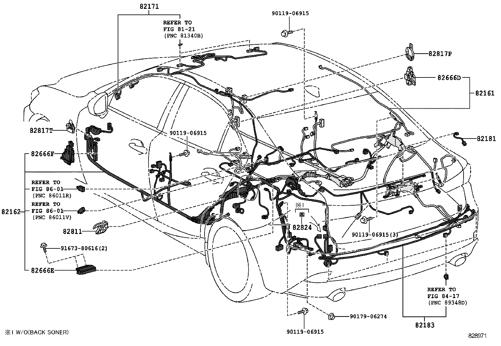  IS250 350 |  WIRING CLAMP