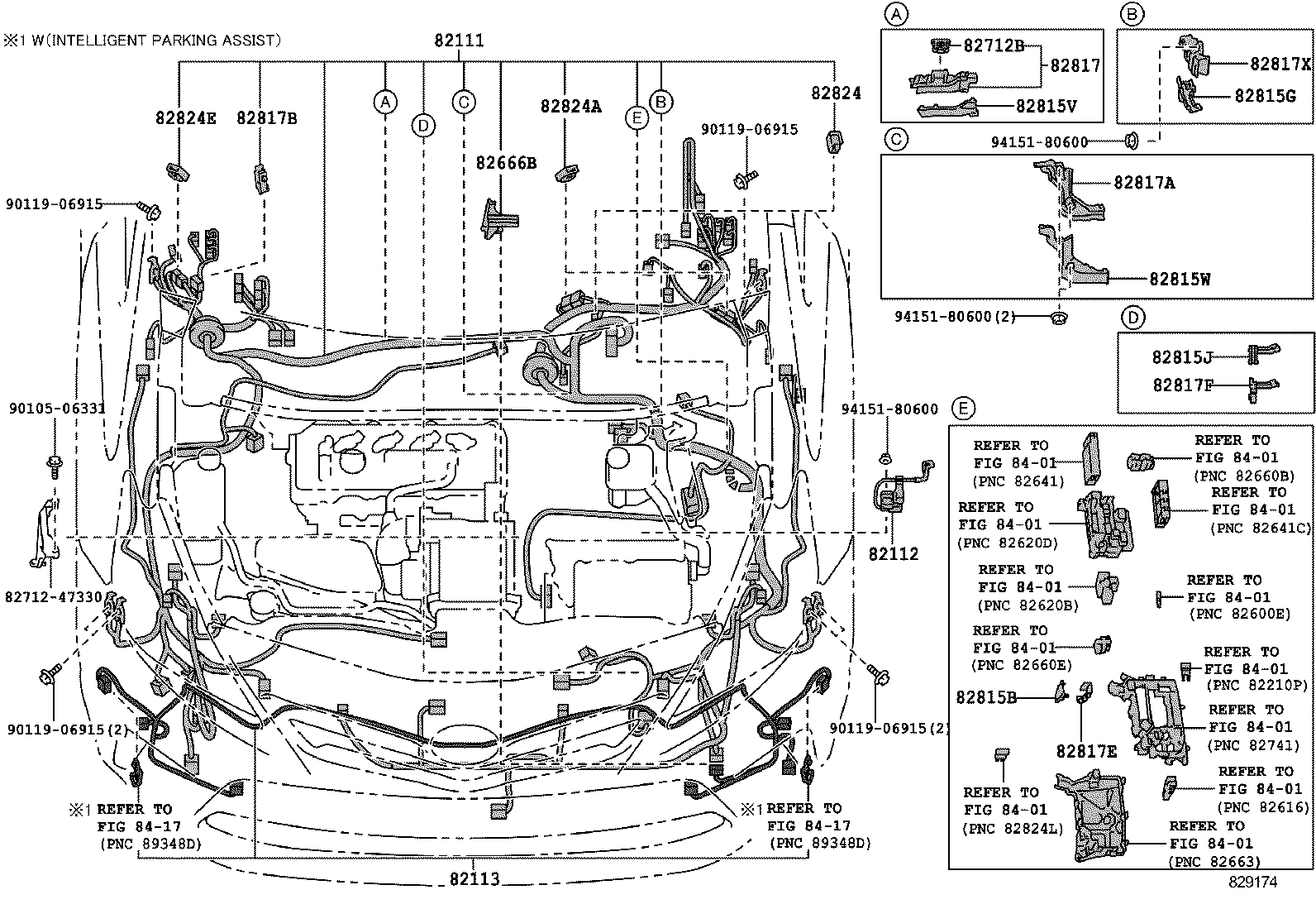  PRIUS V |  WIRING CLAMP