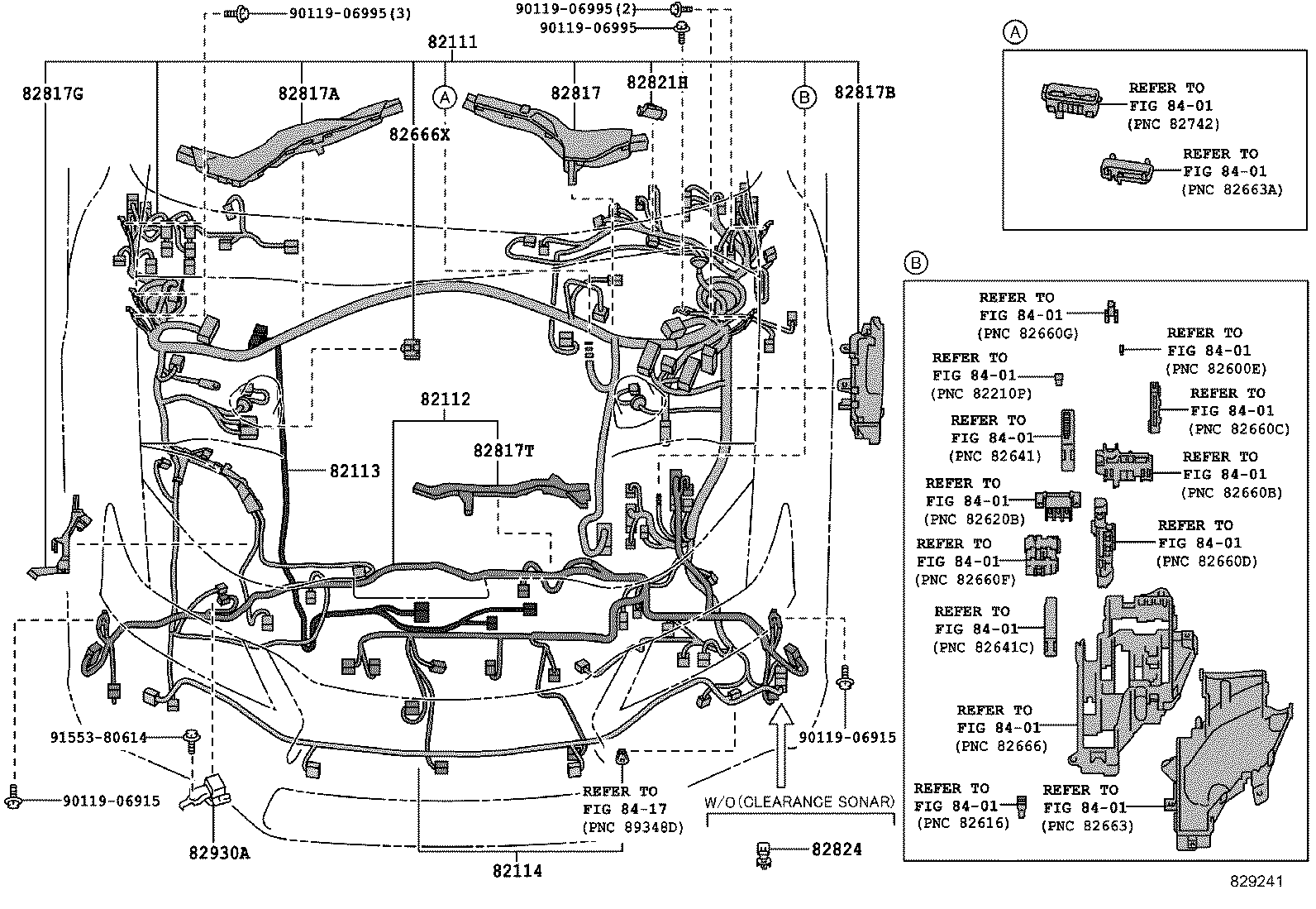  GS250 350 450H |  WIRING CLAMP