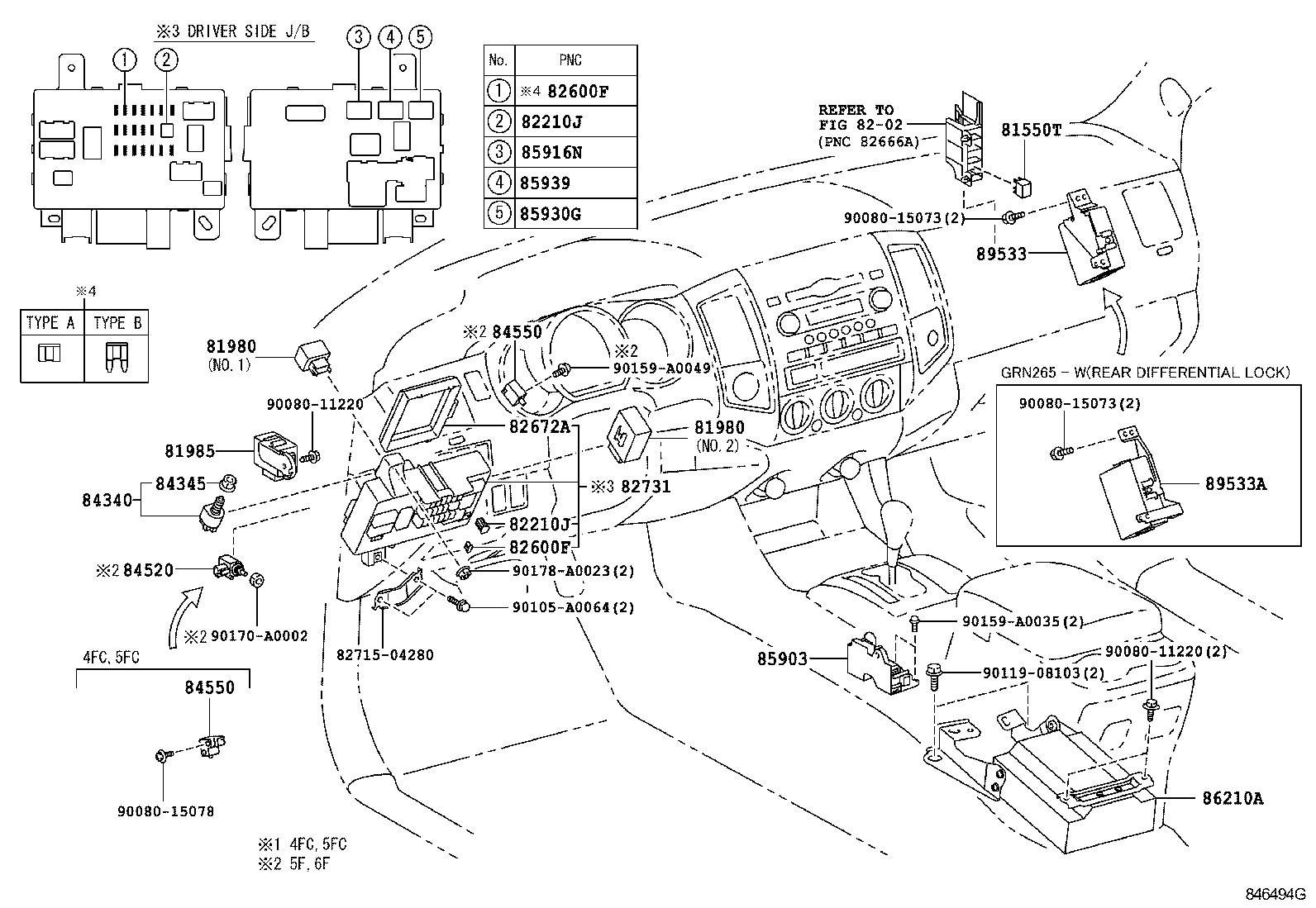  TACOMA |  SWITCH RELAY COMPUTER