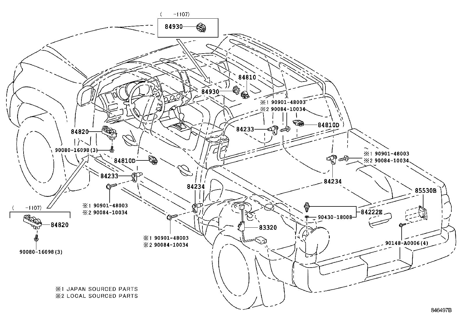  TACOMA |  SWITCH RELAY COMPUTER