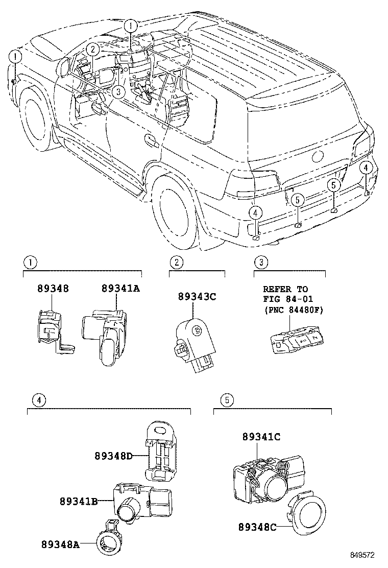  LX570 |  CLEARANCE BACK SONAR