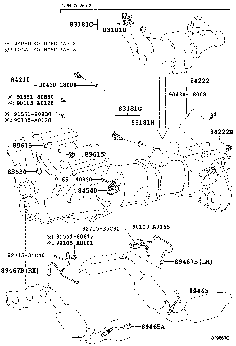  TACOMA |  SWITCH RELAY COMPUTER