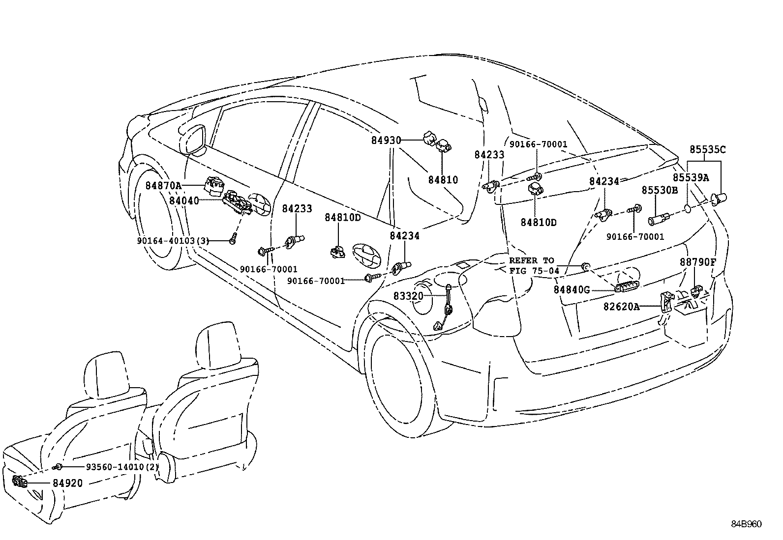  PRIUS V |  SWITCH RELAY COMPUTER