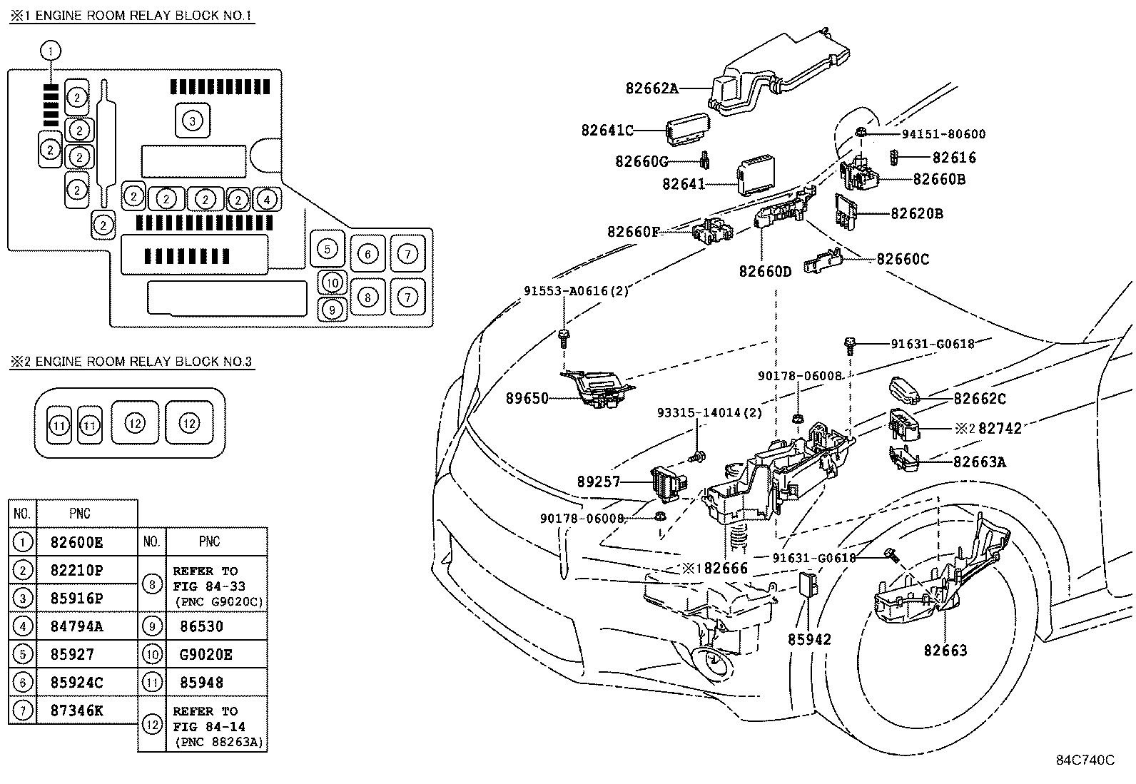  GS250 350 450H |  SWITCH RELAY COMPUTER