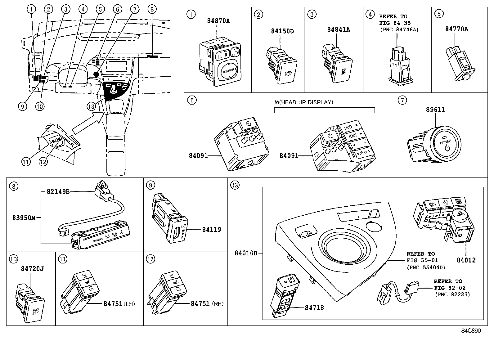  PRIUS PLUG IN HBD |  SWITCH RELAY COMPUTER