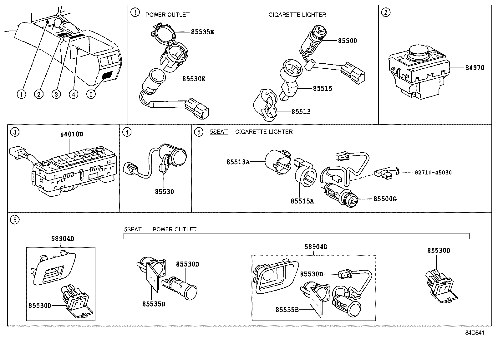  LS460 460L |  SWITCH RELAY COMPUTER