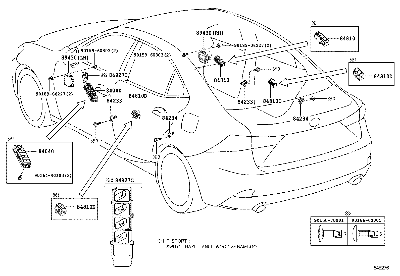  IS250 350 |  SWITCH RELAY COMPUTER