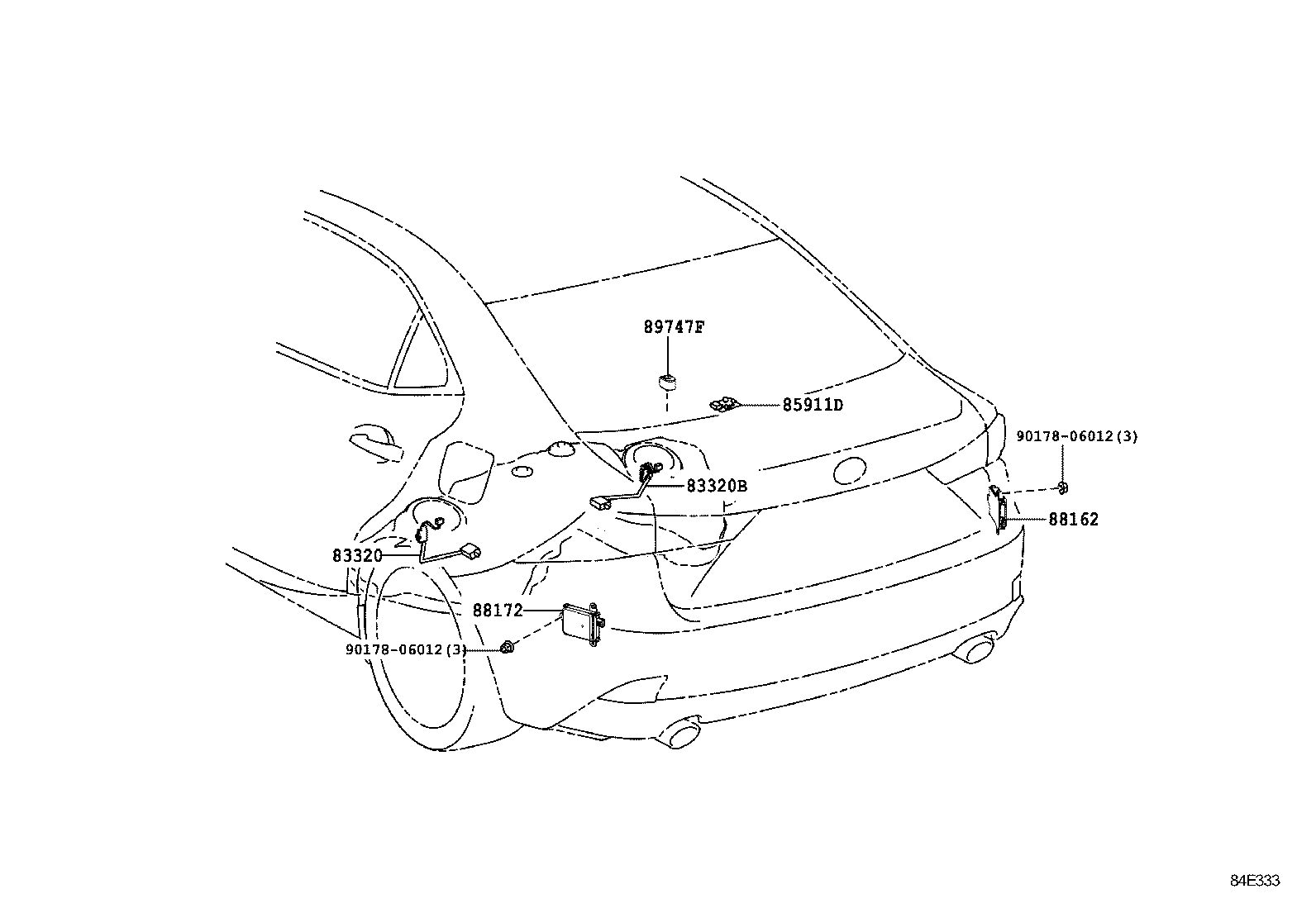  IS250 350 |  SWITCH RELAY COMPUTER