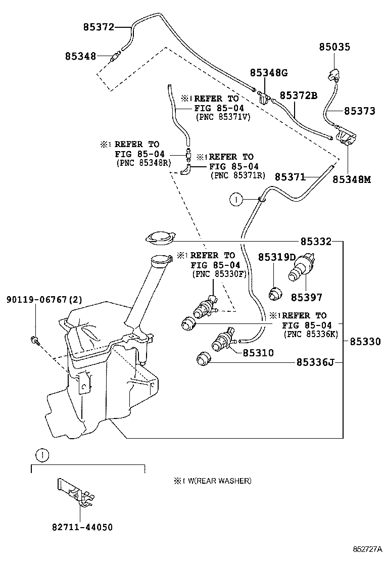  YARIS JPP |  WINDSHIELD WASHER