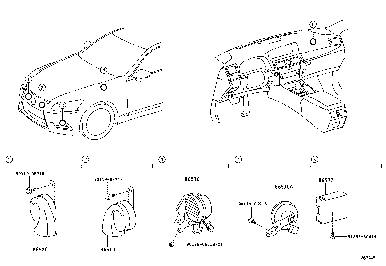  LS600HL |  HORN