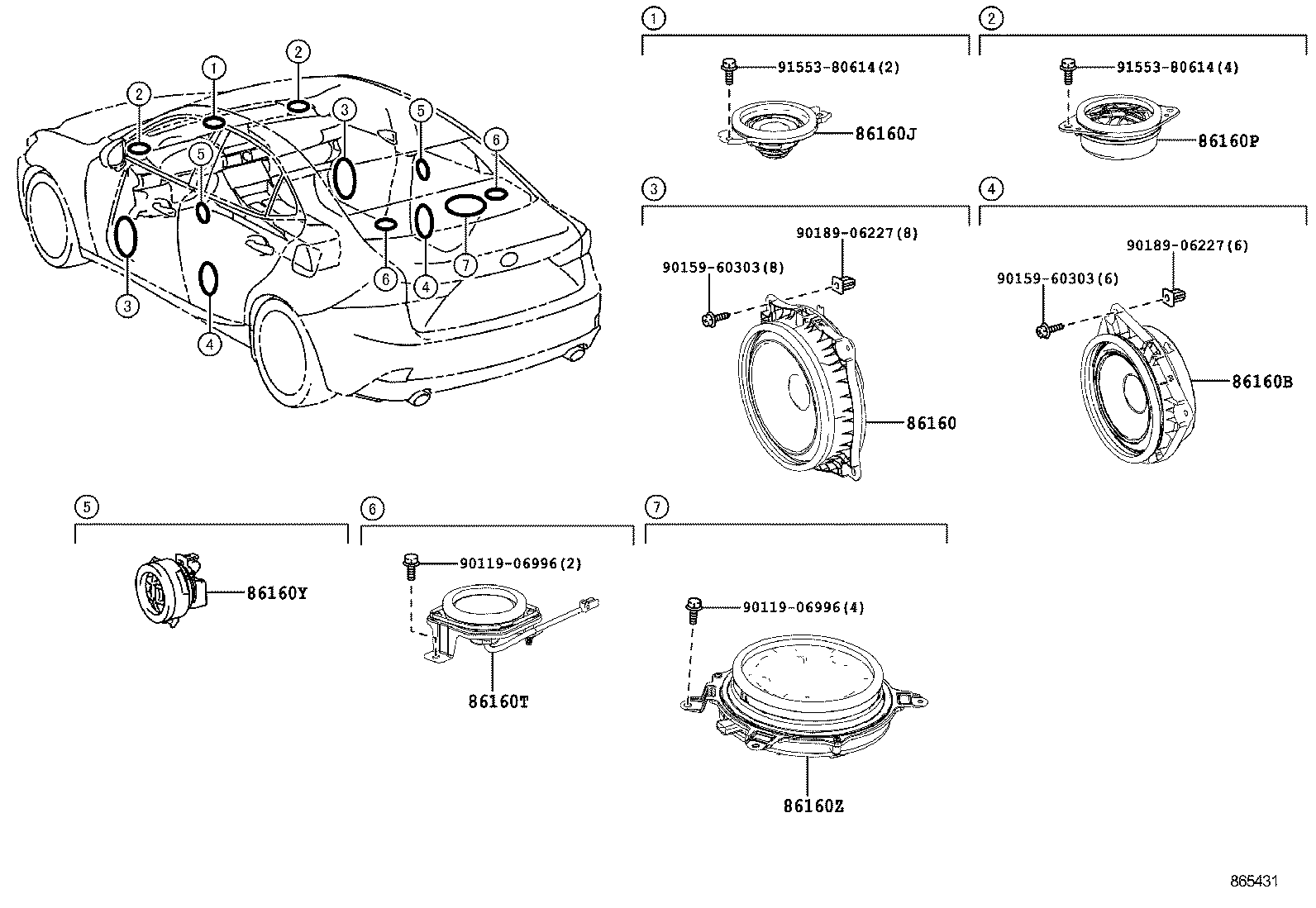  IS250 350 |  SPEAKER