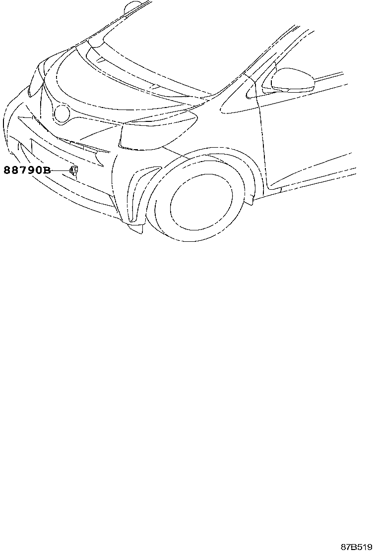  SCION IQ |  HEATING AIR CONDITIONING CONTROL AIR DUCT