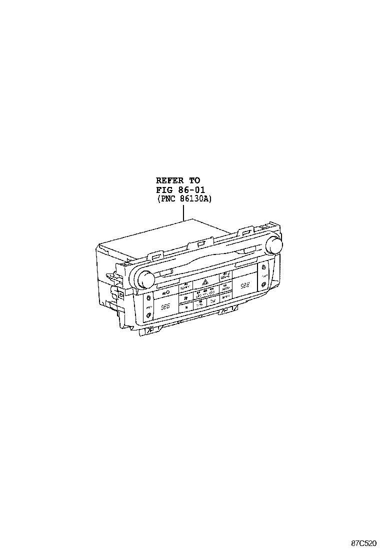  GS250 350 450H |  HEATING AIR CONDITIONING CONTROL AIR DUCT