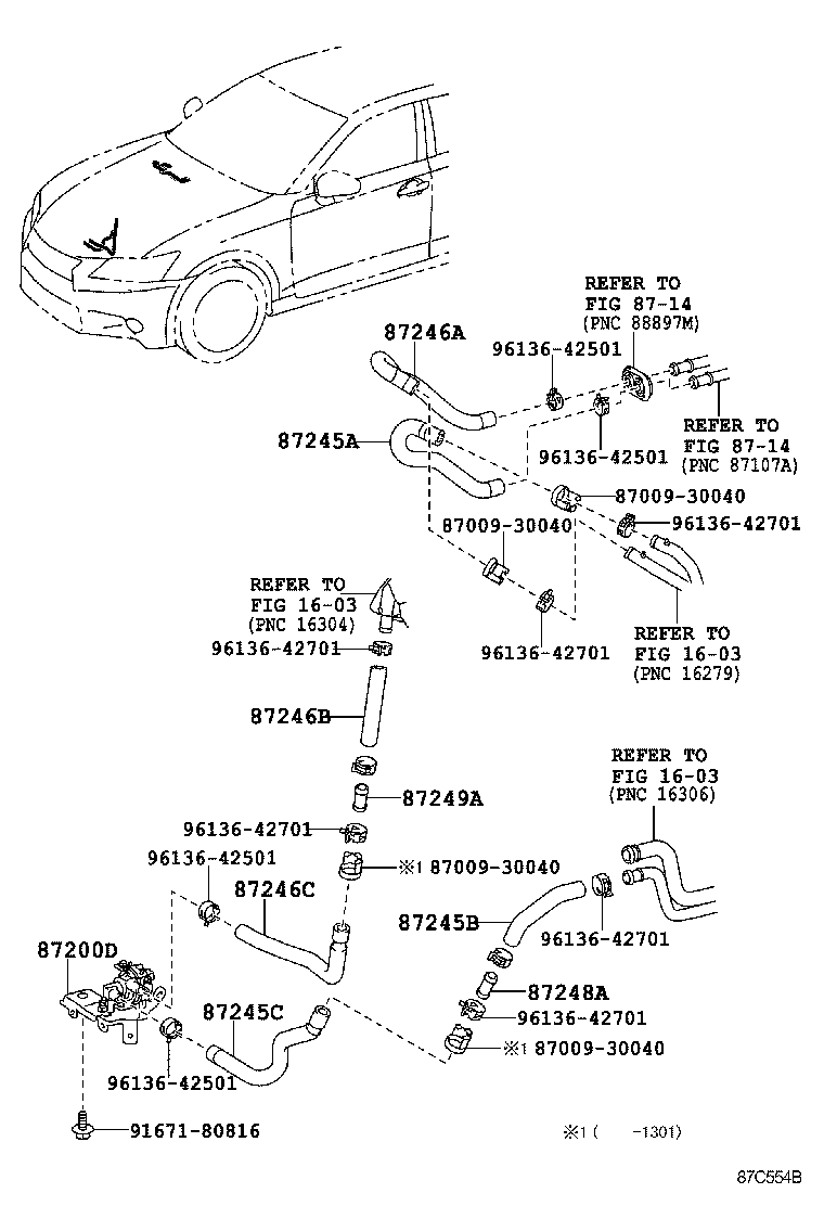  GS250 350 450H |  HEATING AIR CONDITIONING WATER PIPING