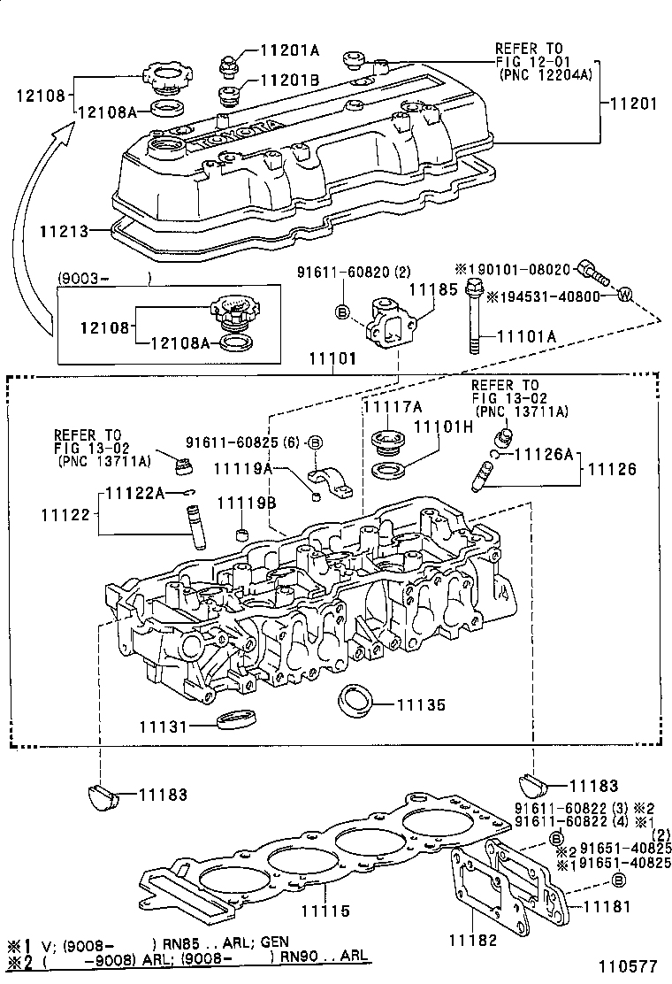  HILUX 2WD |  CYLINDER HEAD