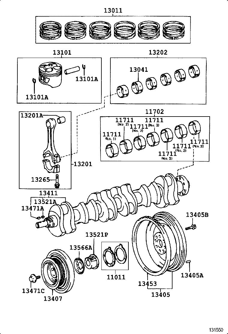  SC300 400 |  CRANKSHAFT PISTON