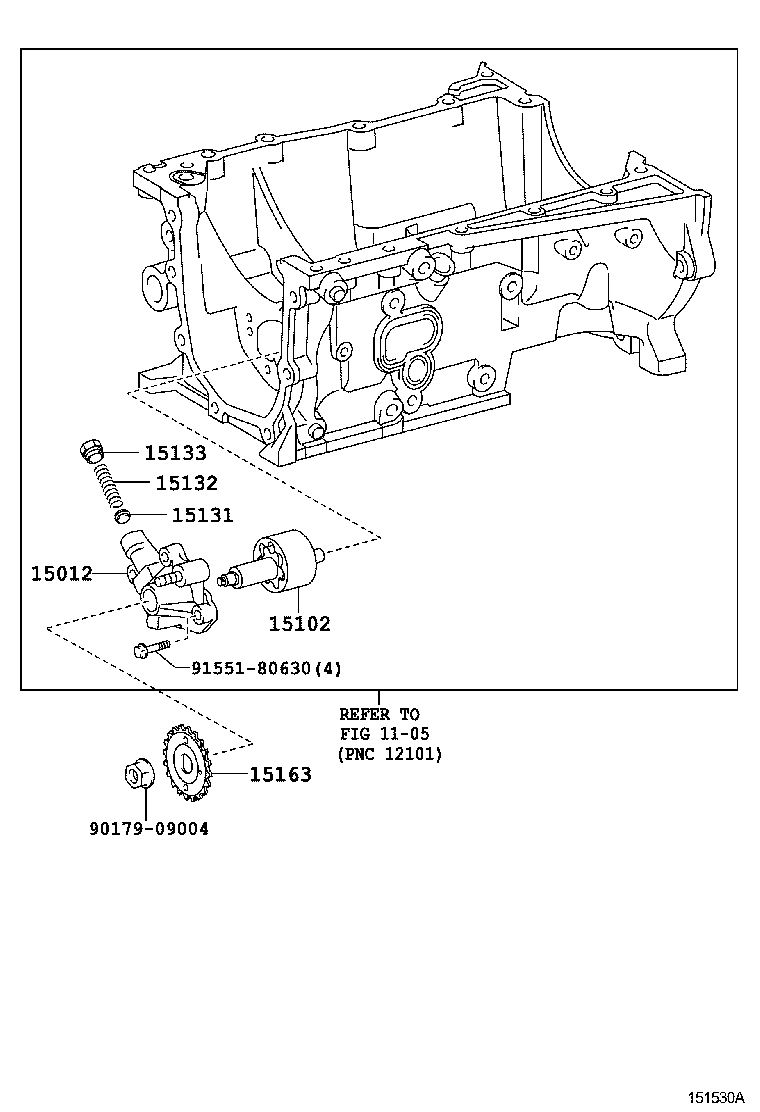  YARIS FRP |  ENGINE OIL PUMP